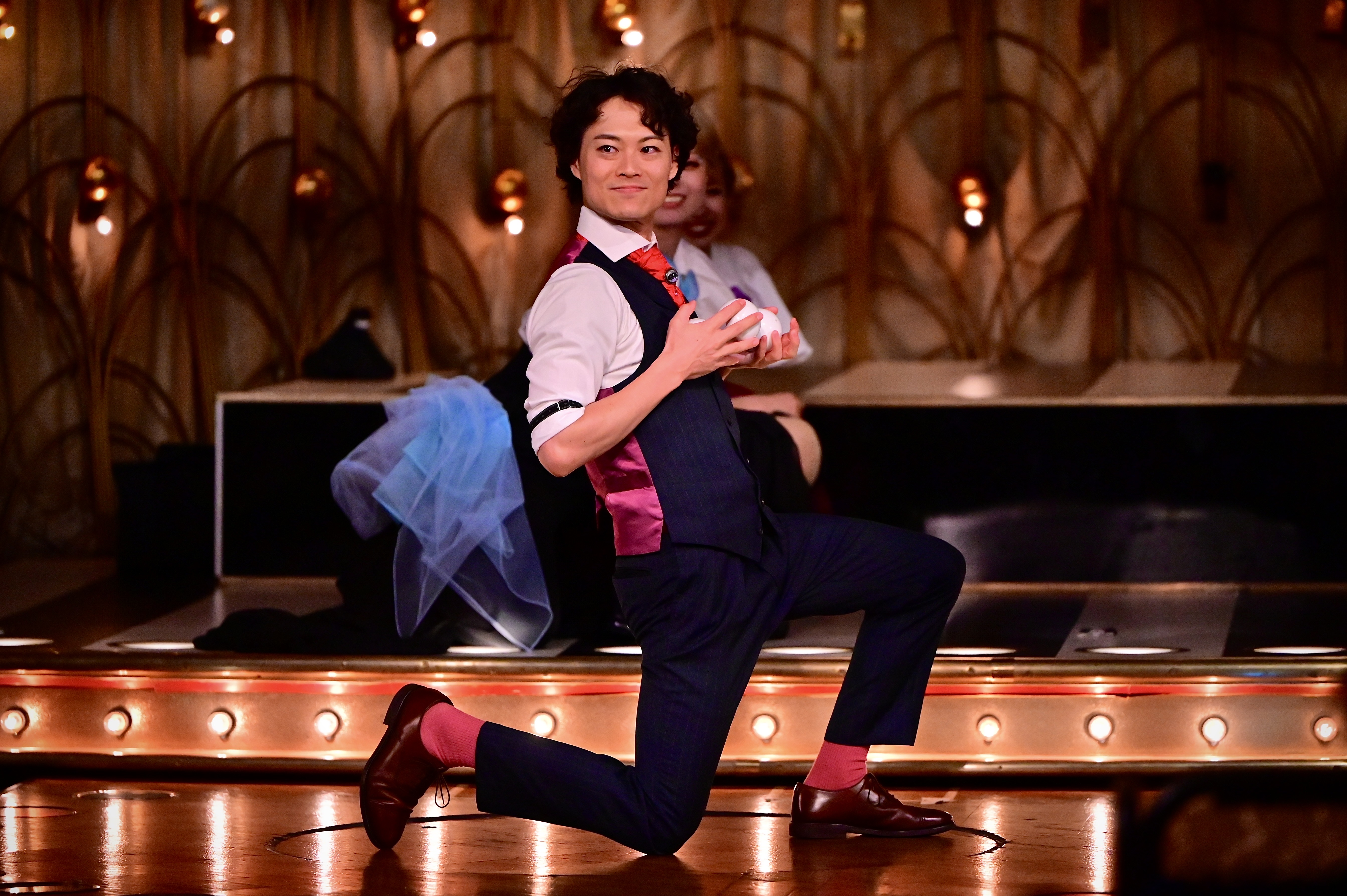 初回公演時のジャグラーの写真